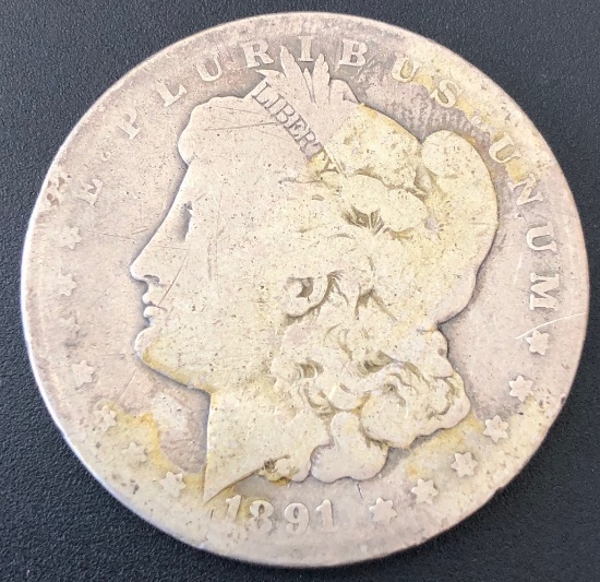 1891-CC "Carson City" Morgan Silver Dollar