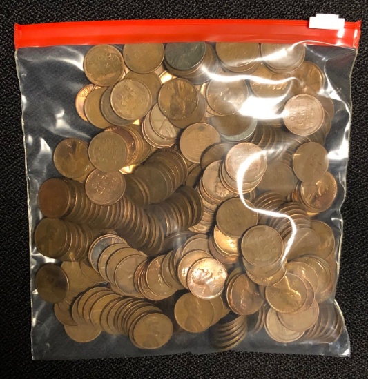 Bag of (415) Lincoln Wheat Cents