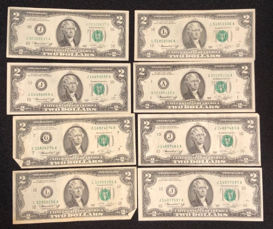 (8) Series 1976 $2 Federal Reserve Notes