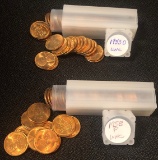 1953-D & 1958 Uncirculated Wheat Cent Rolls