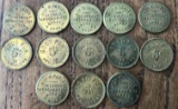 (13) Roy H. Patitz - Bassett, Nebraska -- 5 Cent Trading Tokens