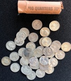 Roll of (40) Washington Silver Quarters