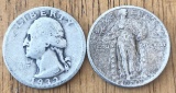 1932 Washington Quarter & 1929 Standing Liberty Quarter