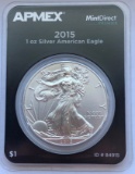 2015 AMERICAN SILVER EAGLE - 1 OZ. FINE SILVER