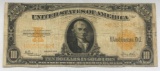 1922 $10 Gold Certificate