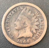 1864 United States Indian Head Cent -- Civil War Era