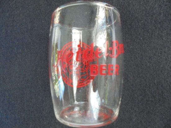 1954 "HEIDEL BRAU BEER" GLASS-SIOUX CITY IOWA