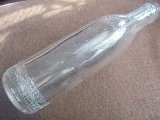 RARE TYNDALL, SOUTH DAKOTA SODA BOTTLE-"SCHUETT-SHAFFER CO."