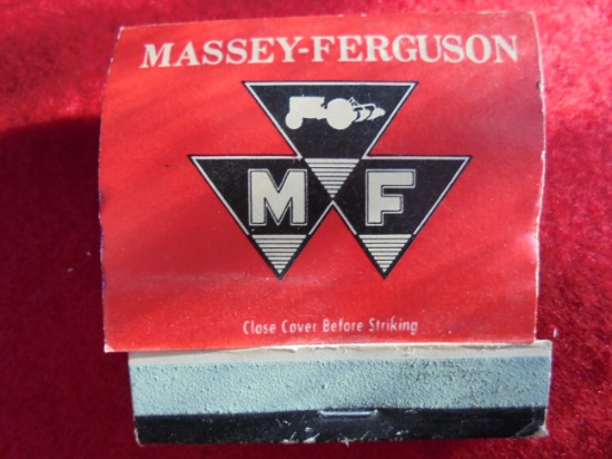OLD ADVERTISING BOOK MATCHES "MASSEY-FERGUSON" IMP. ST. EDWARD NEBRASKA