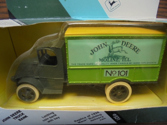 OLD JOHN DEERE TRUCK BANK-NOS IN BOX