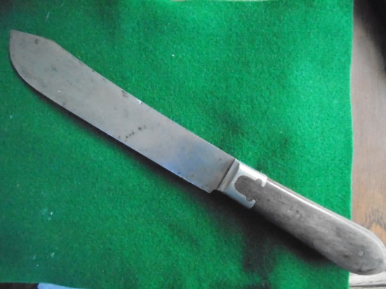 FINE EXAMPLE OF VINTAGE FIXED BLADE KEEN KUTTER KNIFE-FANCY WITH GOOD MARK