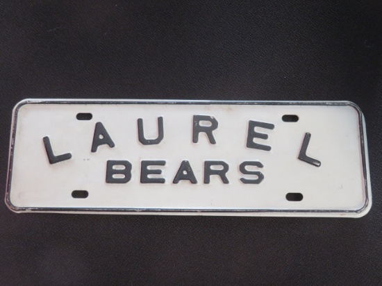 LAUREL BEARS - LICENSE PLATE TOPPER