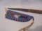 BEADED KNIFE SHEATH WITH 