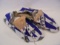 PAIR OF MOCCASINS WITH BEADWORK DESIGNS-SOME DAMAGE-SEE PHOTO'S