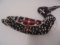 BEADED DUCK -- 8 INCHES BY 4 INCHES-QUITE NICE AND UNUSAL