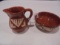 PINE RIDGE POTTERY SMALL BOWL & PITCHER