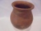 PRIMITIVE ROUND BOTTOM POT-LOOKS OPEN FIRED
