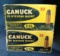 (2) CANUCK .25 STEVENS SHORT RIMFIRE--FULL BOXES