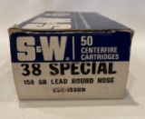 S&W .38 SPECIAL 158GR LRN