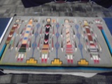 55 BY 34 1/2 INCH NAVAJO WEAVING-STUNNING DESIGN AND COLOR