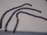 (3) STRANDS OF ITALIAN GLASS BEADS WITH 