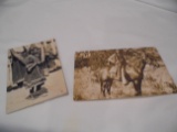 TWO OLD REAL PHOTO POST CARDS FEATURING NATIVE AMERICANS