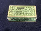 EARLY - WINCHESTER REPEATING ARMS CO No. 22 RIFLE CARTRIDGES