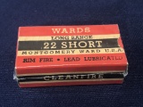 WARDS .22 LONG RANGE RIM FIRE - FULL VINTAGE BOX