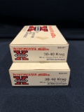 WINCHESTER 30-40 KRAG - (2) BOXES
