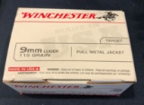 WINCHESTER 9 MM LUGER 115 GRAIN