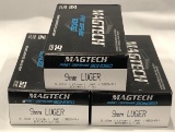 (3) FULL BOXES OF MAGTECH 9MM 124GR. JHP