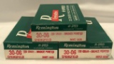 (3) REMINGTON 30-06 SPRINGFIELD 150 GR. BRONZE POINTED