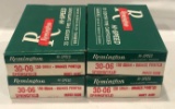 (4) REMINGTON 30-06 SPRINGFIELD 150 GR. BRONZE POINTED