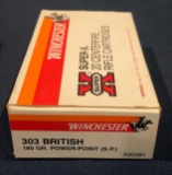 PARTIAL BOX OF 303 BRITISH - 180 GR. POWER-POINT -- 16 ROUNDS