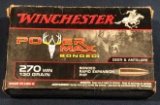 WINCHESTER POWER MAX BONDED - 270 WIN 130 GRAIN