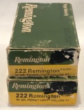 (2) BOXES OF .222 REMINGTON - 50 GR. POWER-LOKT HOLLOW POINT
