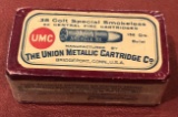 .38 COLT SPECIAL SMOKELESS UMC - FULL BOX