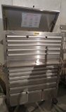 STEELTER STAINLESS STEEL ROLL-A-ROUND TOOL BOX
