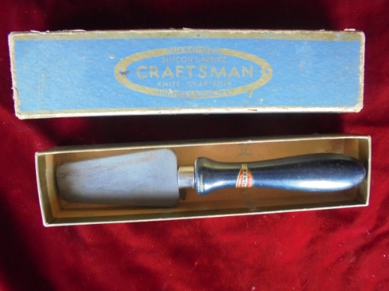 OLD CRAFTSMAN HANDLED KNIFE SHARPENER STILL IN ORIGINAL BOX