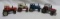 (4) 1/64th Tractors Massey-Ferguson, Ford, Case, Allis-Chalmers