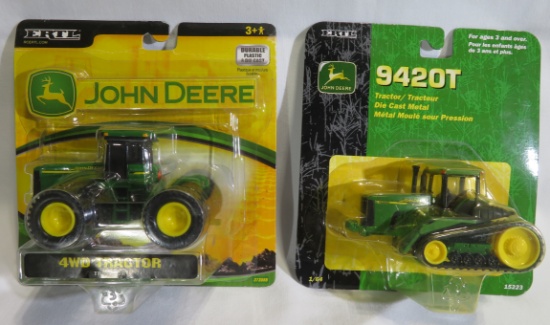 John Deere 1/64 Scale Tractors -- 9420T & 4WD Tractor