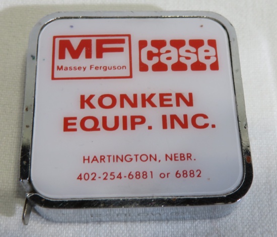 Konken Equip. Inc. "Case - Massey Ferguson" Advertising Tape Measure