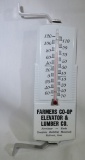 Farmer's CO-OP Elevator & Lumber Co. - Ruthven, Iowa -- Advertising Thermometer