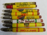 (8) Advertising Seed Company Bullet Pencils