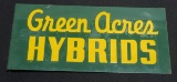 Green Acres Hybrids Fence Post Sign--Never Hung