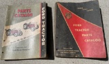 LOT OF (2) FORD TRACTOR PARTS CATALOGS