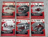 LOT OF (6) DEARBORN FARM EQUIPMENT OPERATING & ASSEMBY INSTRUCTIONS BOOKLETS