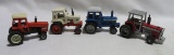 (4) 1/64th Tractors Massey-Ferguson, Ford, Case, Allis-Chalmers