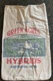 GREEN ACRES HYBRIDS - HARTINGTON, NEBRASKA - ADVERTISING SEED SACK