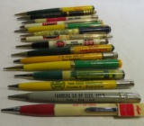 Set of (15) Feed & Seed Company Advertising Mechanical Pencils
